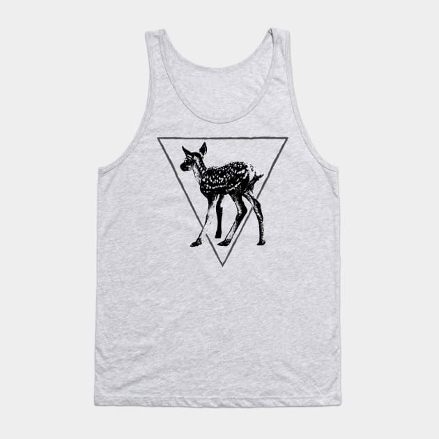 Deer fawn Tank Top by vvilczy